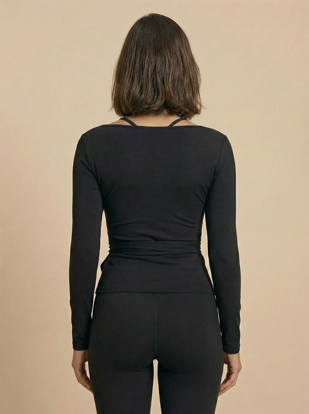 Pilates Wrap Lounge Top