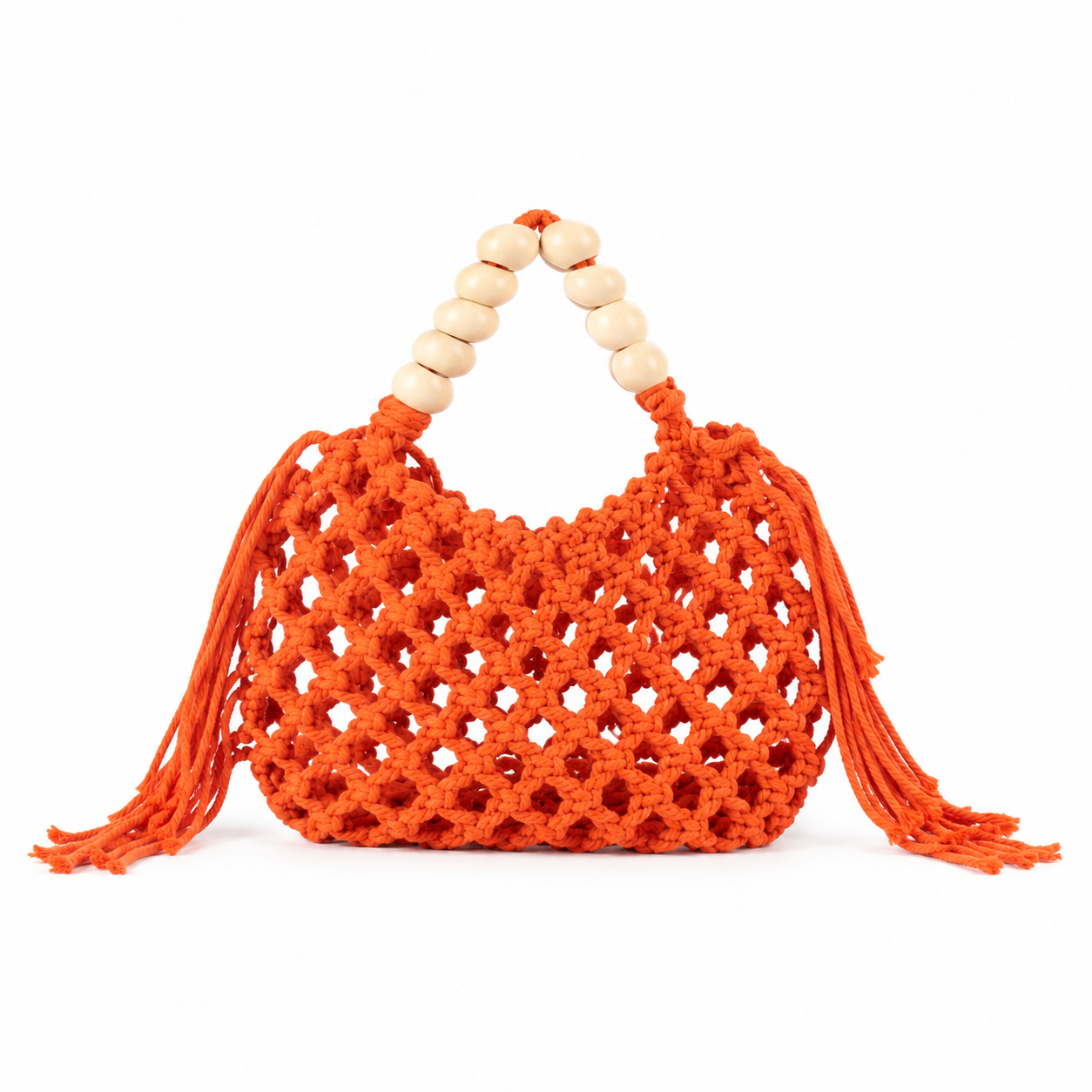 Amalfi Beach Bag – Woven Summer Tote with Tassels